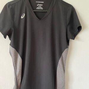 Asics women's short sleeve v-neck top
